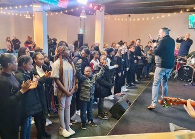 Praying for Young People at the Rock Church