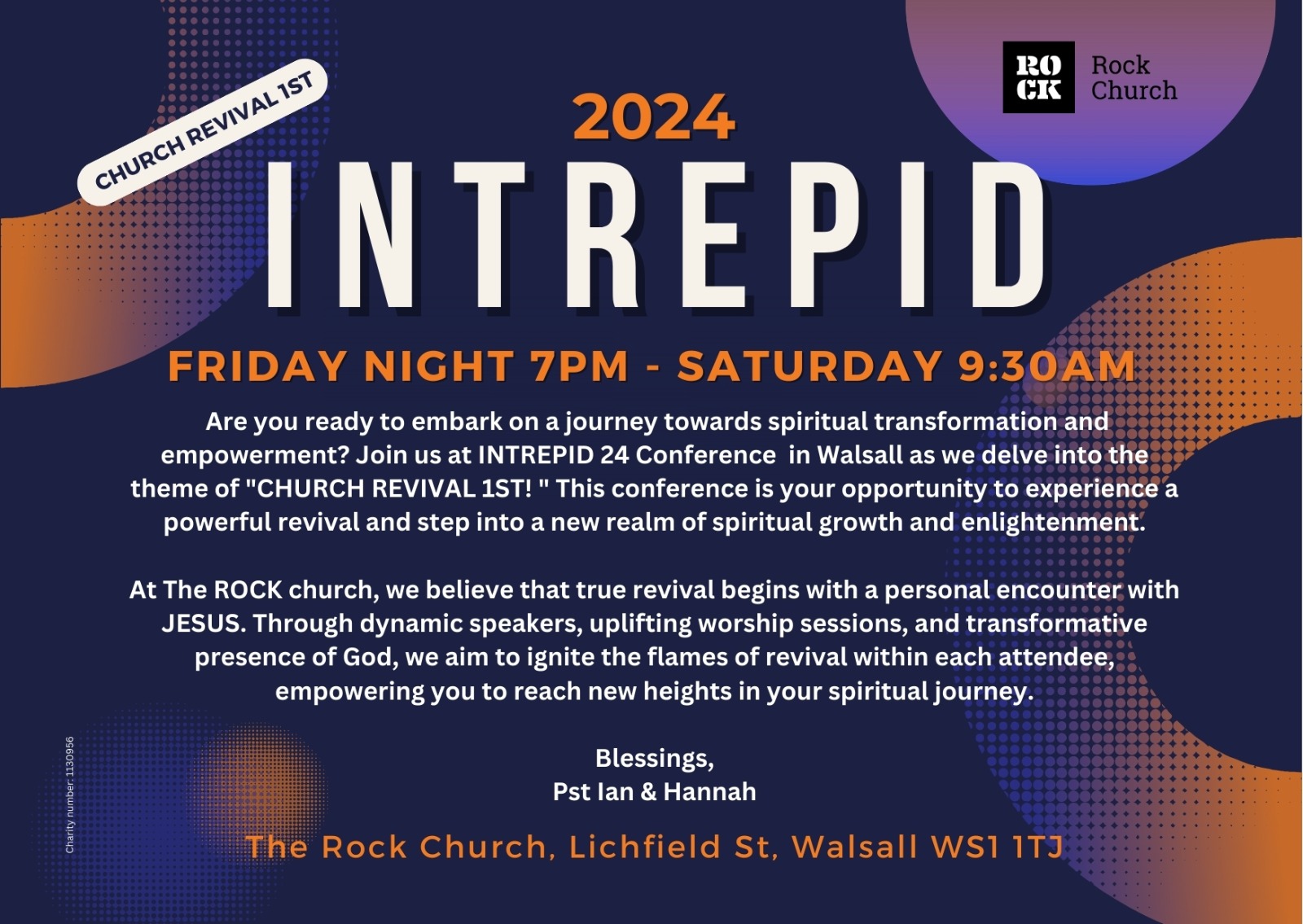 2024 Intrepid – 25/26th Oct @7PM & 9:30AM