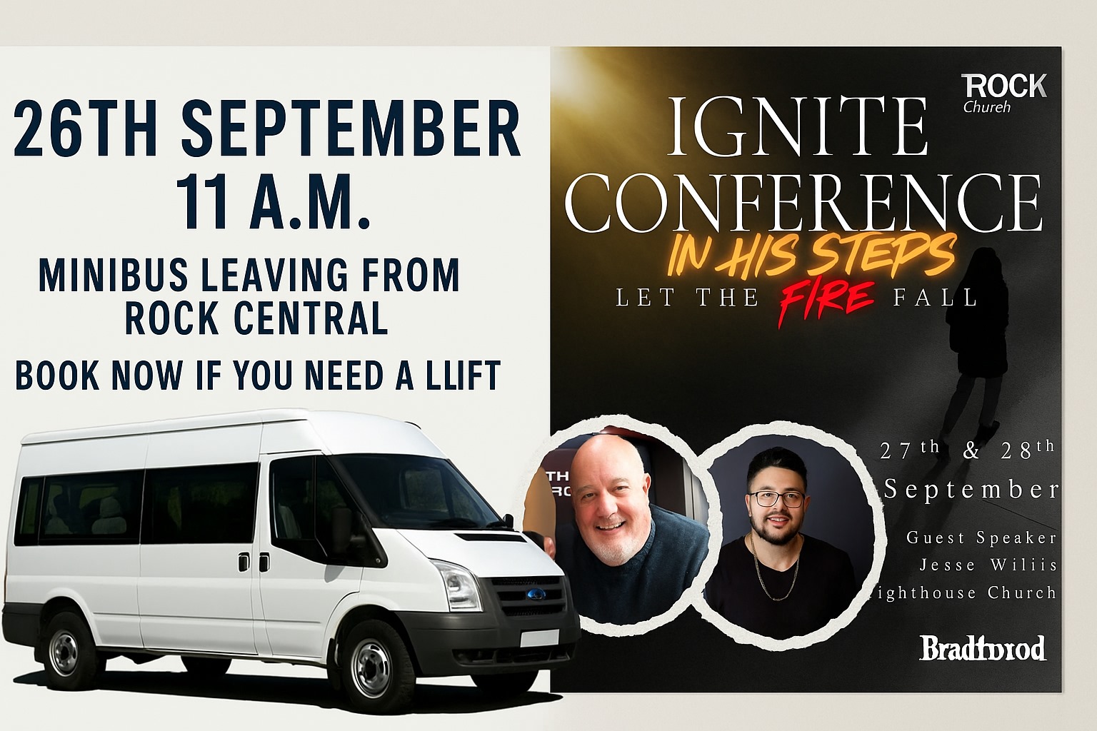 Ignite Conference Bradford MiniBus