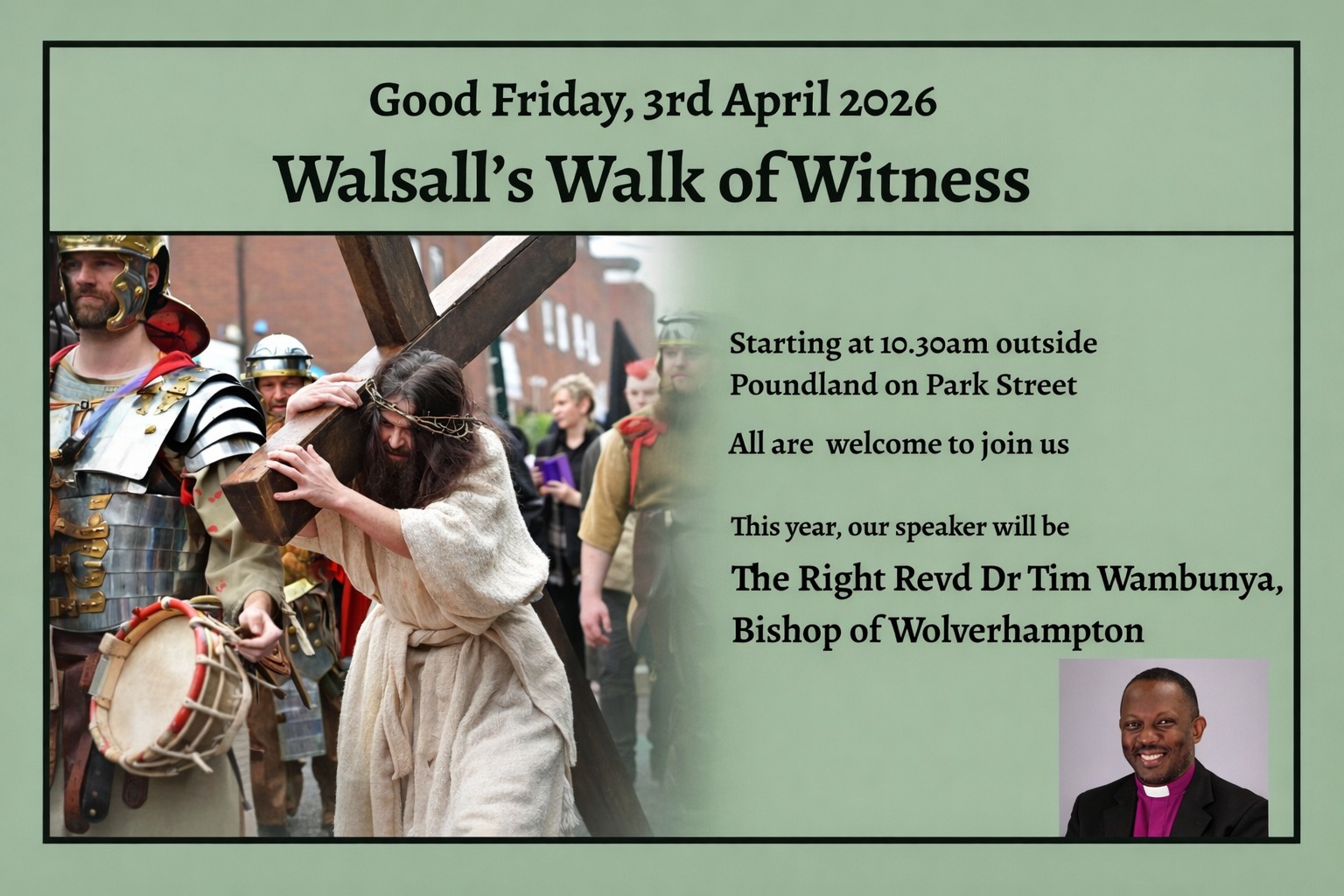Good Friday- Walsall’s Walk of Witness